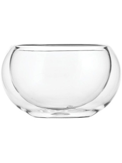 Бокал для горячих напитков «Проотель» двойные стенки;термост.стекло;60мл;D=62,H=47мм;прозр.