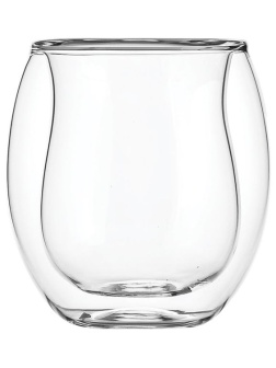 Бокал для горячих напитков «Проотель» двойные стенки;термост.стекло;100мл;D=60,H=88мм