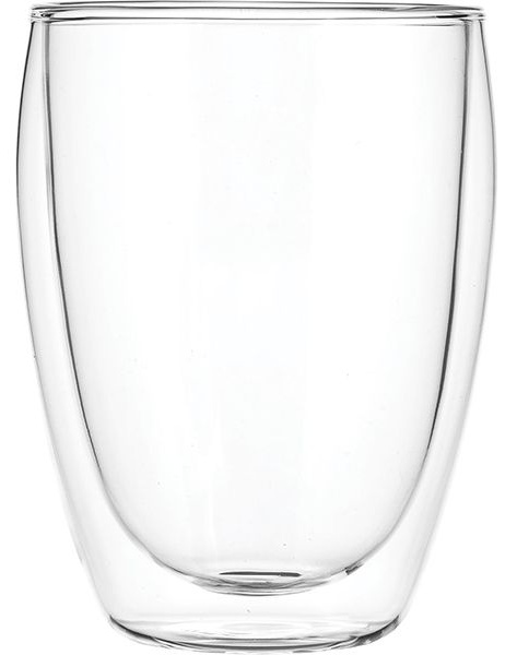 Бокал для горячих напитков «Проотель» двойные стенки;термост.стекло;350мл;D=80,H=115мм;прозр.