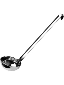 Половник «Проотель»;сталь нерж.;1,5л;D=18,H=18,L=56см;металлич.