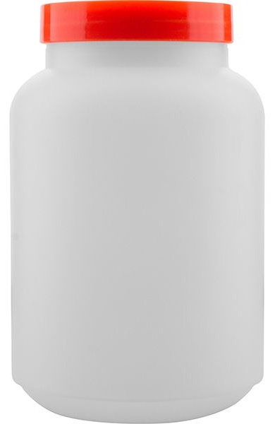 Емкость для сока «Пробар» с крышкой;полипроп.;1,8л;D=9,H=19см;белый,в ассорт.