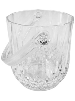 Емкость для льда;пластик;1,25л;D=12,5,H=14,L=14,B=12,5см;прозр.