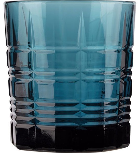 Олд фэшн «Даллас»;стекло;300мл;D=85,H=94мм;голуб.