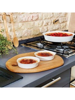 Тарелка «Смарт Кюзин» мелкая;стекло;250мл;D=140,H=32мм;белый