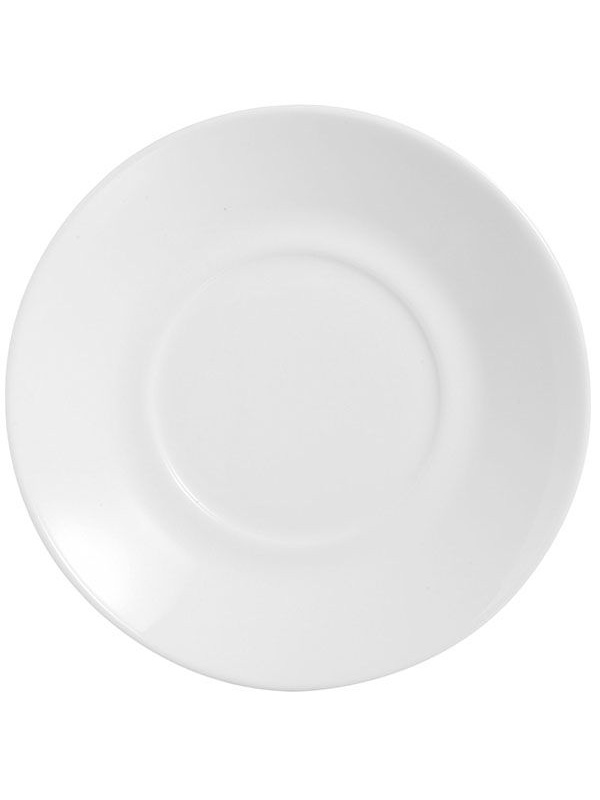 Белое блюдце «Эмпайлэбл» (диаметр 14 см)