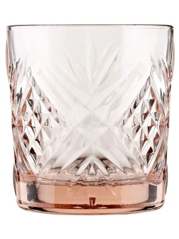 Олд фэшн «Зальцбург»;стекло;300мл;D=86,H=96мм;розов.