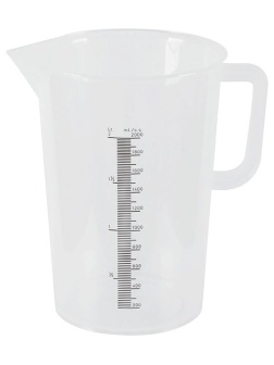 Кувшин мерный;полипроп.;2л;D=15,H=21,5см;прозр.