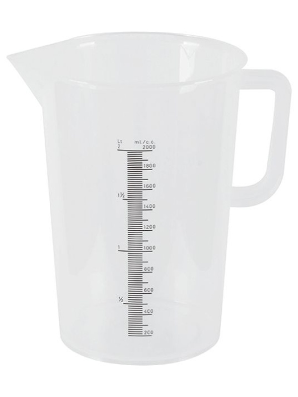 Кувшин мерный;полипроп.;2л;D=15,H=21,5см;прозр.