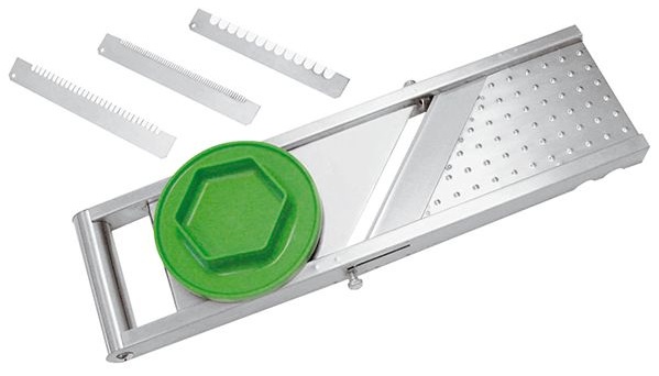 Мандолина (овощерезка);металл;,H=340,L=100,B=25мм;металлич.