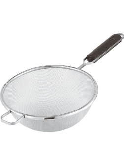 Сито мелкая сетка;сталь нерж.;D=260,H=75,L=580мм;металлич.,черный