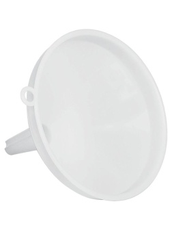 Воронка;полипроп.;D=24,H=24,L=24см;белый