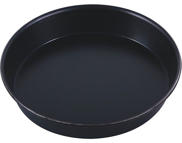 Противень для пиццы;голуб.сталь;D=360,H=25мм