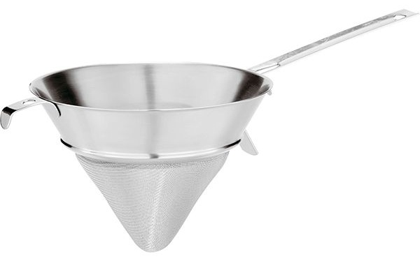 Сито-конус;сталь нерж.;D=25,H=22,L=48см;металлич.