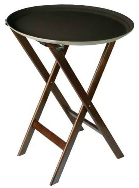 Подставка напольная для подносов;дерево;,H=82,L=43,B=42см;венге