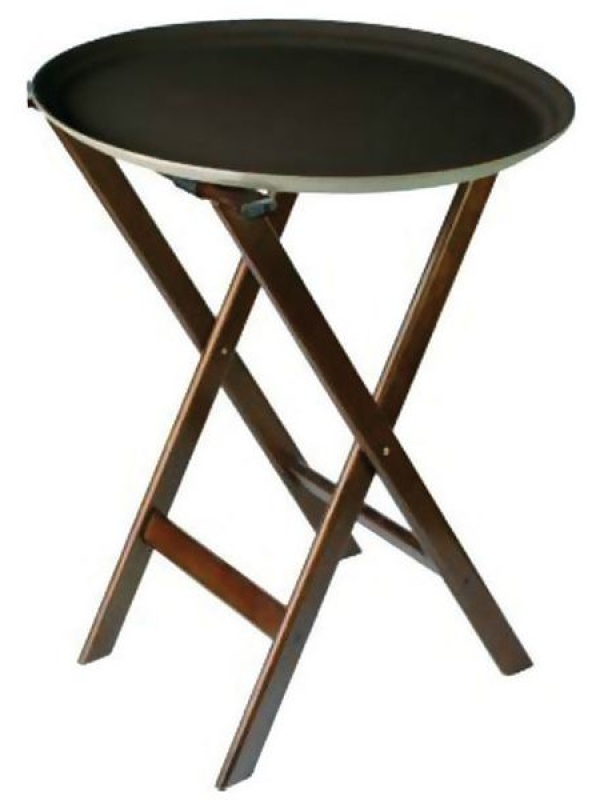 Подставка напольная для подносов;дерево;,H=82,L=43,B=42см;венге