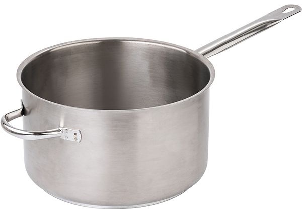 Сотейник;сталь нерж.;9,8л;D=28,H=17,L=57,B=30см;металлич.