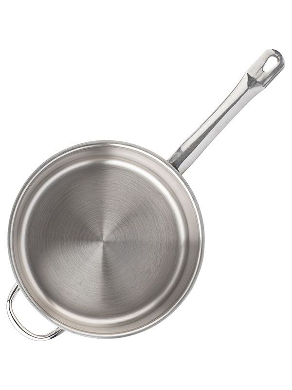 Сотейник;сталь нерж.;9,8л;D=28,H=17,L=57,B=30см;металлич.