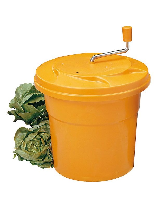 Центрифуга для сушки зелени;пластик;25л;D=43,H=60см;оранжев.