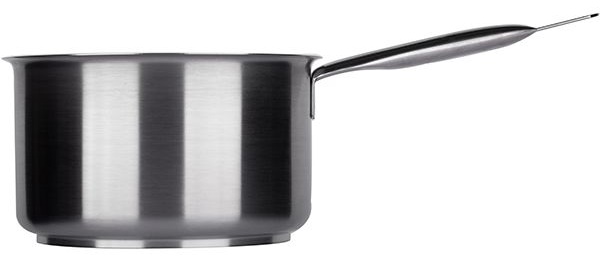 Сотейник;сталь нерж.;3,8л;D=20,H=12,L=40,5,B=21,5см;металлич.