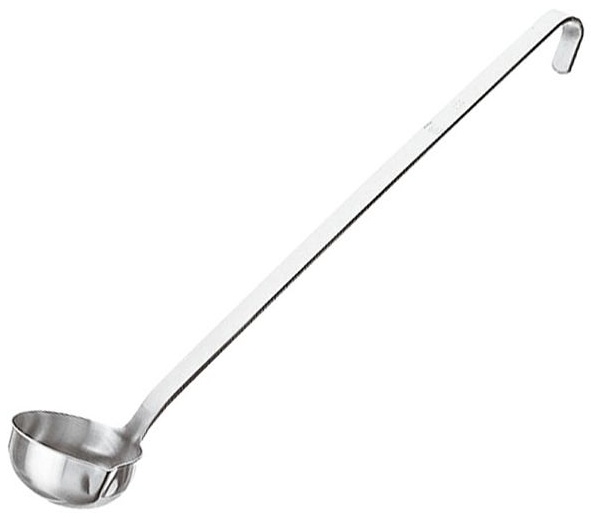 Половник для соуса;сталь нерж.;70мл;D=65,H=25,L=380мм;металлич.