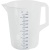 Кувшин мерный;полипроп.;5л;D=20,5,H=27см;прозр.