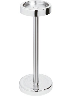 Подставка для ведра для шампанского напольная;сталь нерж.;D=25,5/16,5,H=64,5,B=21см;металлич.