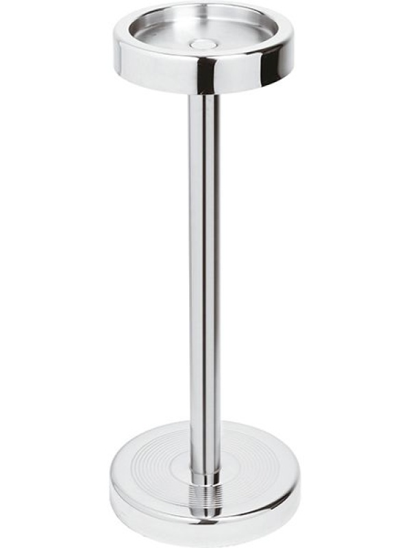 Подставка для ведра для шампанского напольная;сталь нерж.;D=25,5/16,5,H=64,5,B=21см;металлич.