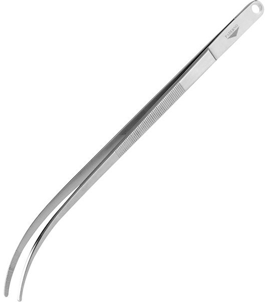 Пинцет для кухни;сталь нерж.;,H=6,L=33,B=8см;металлич.