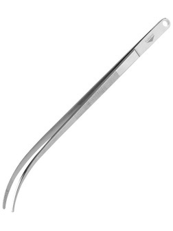 Пинцет для кухни;сталь нерж.;,H=6,L=33,B=8см;металлич.