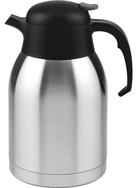 Термос;сталь,пластик;2л;,H=25,7,L=17,B=13,5см;серебрист.,черный