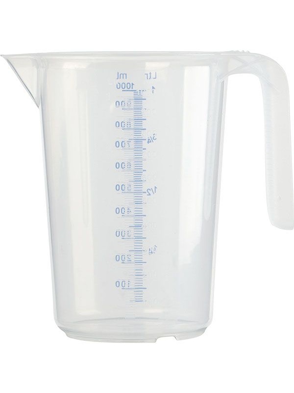 Кувшин мерный;полипроп.;1л;D=10,H=18см;прозр.