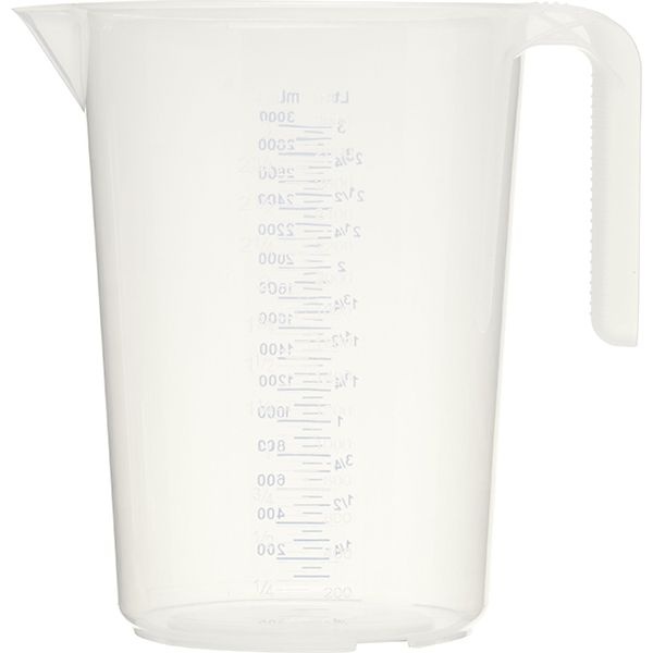 Кувшин мерный;полипроп.;5л;D=20,5,H=26см;прозр.