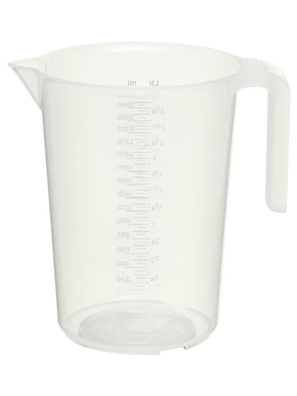 Кувшин мерный;полипроп.;5л;D=20,5,H=26см;прозр.