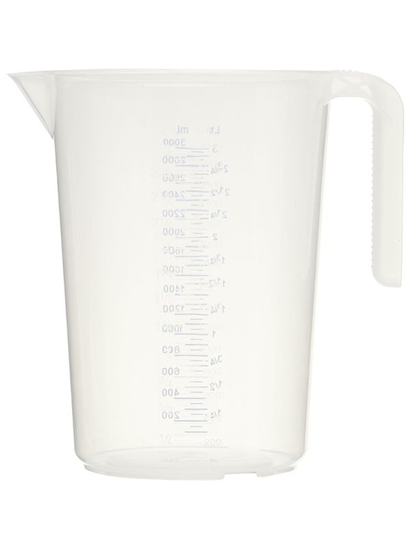 Кувшин мерный;полипроп.;5л;D=20,5,H=26см;прозр.