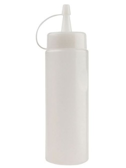 Емкость для соусов;пластик;0,7л;D=65,H=240мм;прозр.