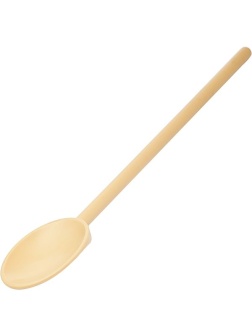 Ложка кухонная «Экзогласс»;пластик;,H=2,L=38/9,B=6см;бежев.