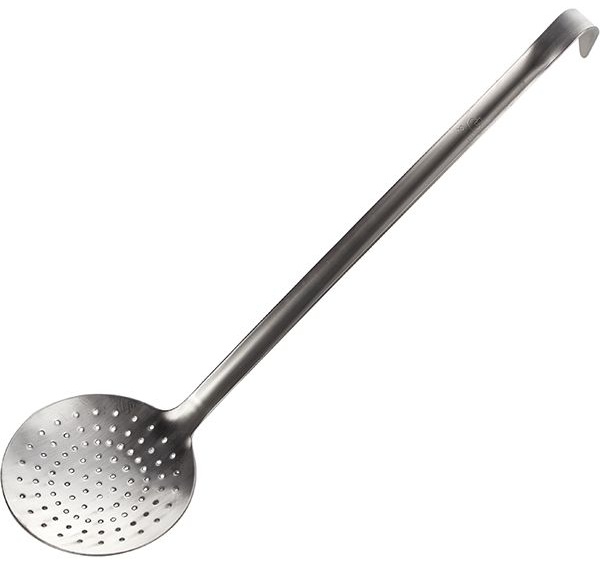 Шумовка;сталь нерж.;D=18,H=9,L=65см;металлич.