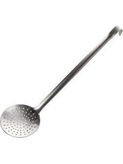 Шумовка;сталь нерж.;D=18,H=9,L=65см;металлич.