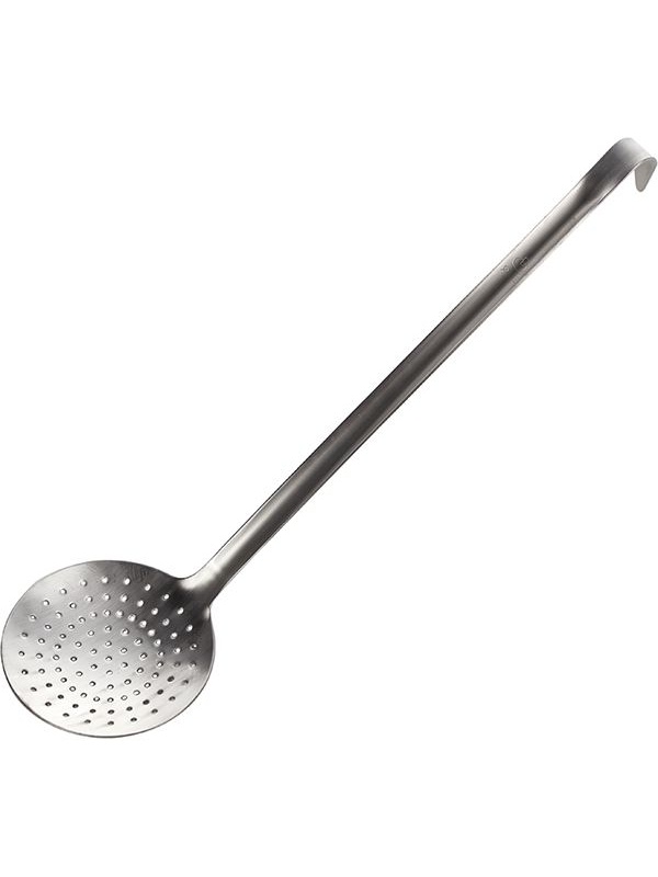 Шумовка;сталь нерж.;D=18,H=9,L=65см;металлич.