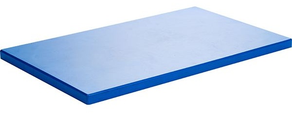 Доска разделочная;полиэтилен;,H=20,L=530,B=325мм;голуб.