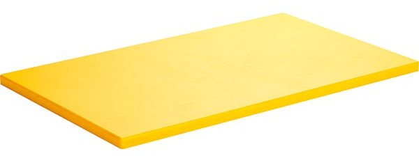 Доска разделочная;полиэтилен;,H=15,L=530,B=325мм;желт.