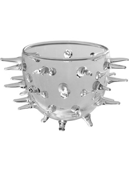 Салатник с шипами;стекло;D=70,H=65мм