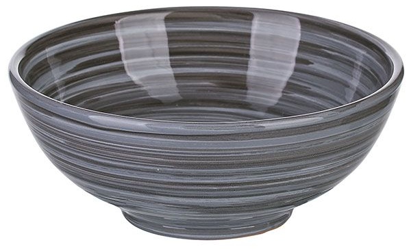 Салатник «Пинки»;керамика;300мл;D=135,H=55мм;серый