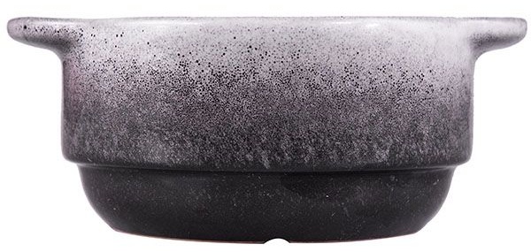 Чашка бульонная «Млечный путь»;фарфор;300мл;D=115,H=55мм;черный,серый!