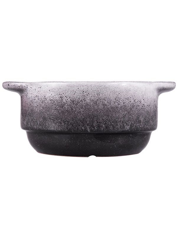 Чашка бульонная «Млечный путь»;фарфор;300мл;D=115,H=55мм;черный,серый!