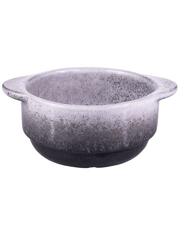 Чашка бульонная «Млечный путь»;фарфор;300мл;D=115,H=55мм;черный,серый!