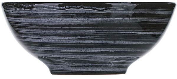 Салатник «Маренго»;керамика;300мл;D=135,H=55мм;черный,серый