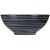 Салатник «Маренго»;керамика;300мл;D=135,H=55мм;черный,серый