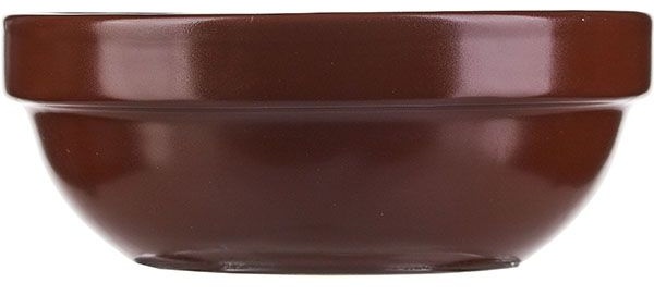 Салатник «Шоколад»;фарфор;0,6л;D=155,H=60мм;тем.корич.