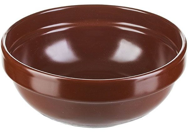 Салатник «Шоколад»;фарфор;0,6л;D=155,H=60мм;тем.корич.